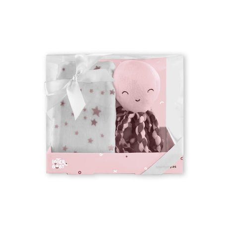Interbaby's:Plush Octopus Friend and Cozy Blanket Set